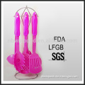 100% food grade kitchen household utensils with rose pink colour